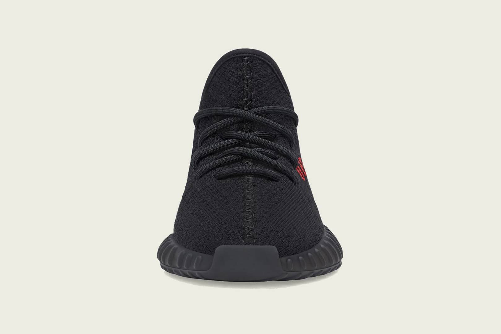 adidas yeezy boost 350 v2 black red cp9652 front