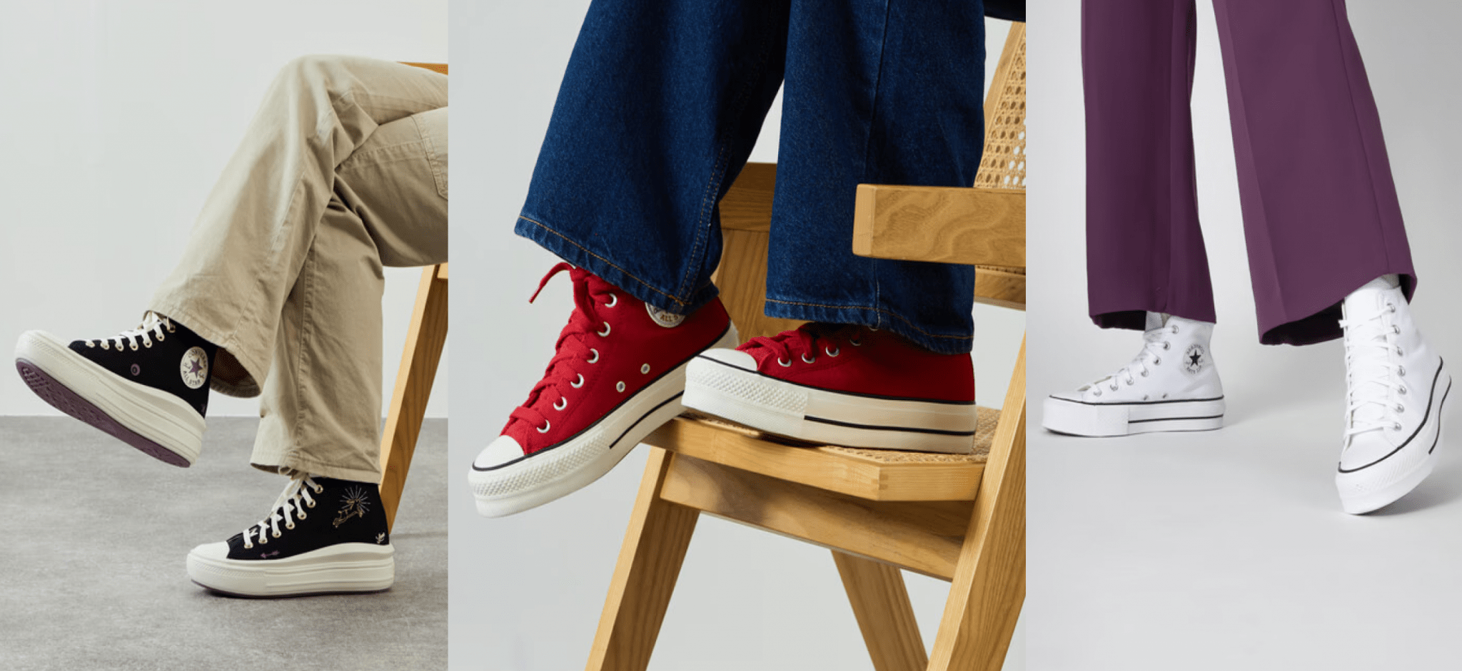 CONVERSE À PLATEFORME, COMMENT BIEN CHOISIR LA TAILLE DE SES SNEAKERS ? SUIVEZ LE GUIDE